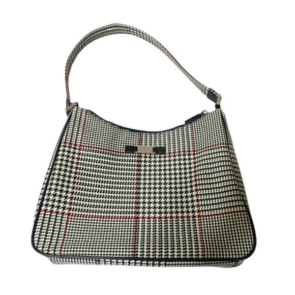Ralph Lauren Handbags - Ralph Lauren Houndstooth Shoulder Bag